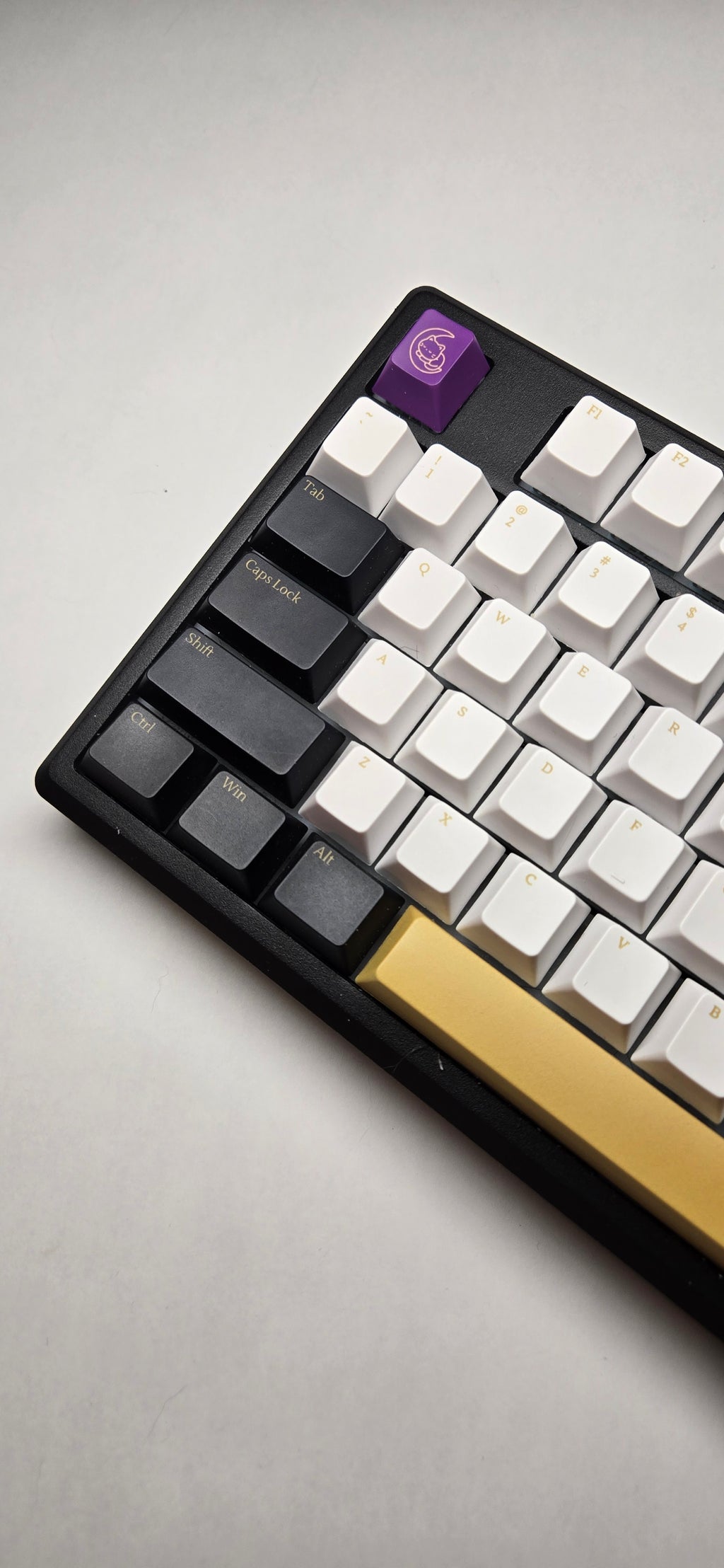 Tuxedo Gold Keycap Set