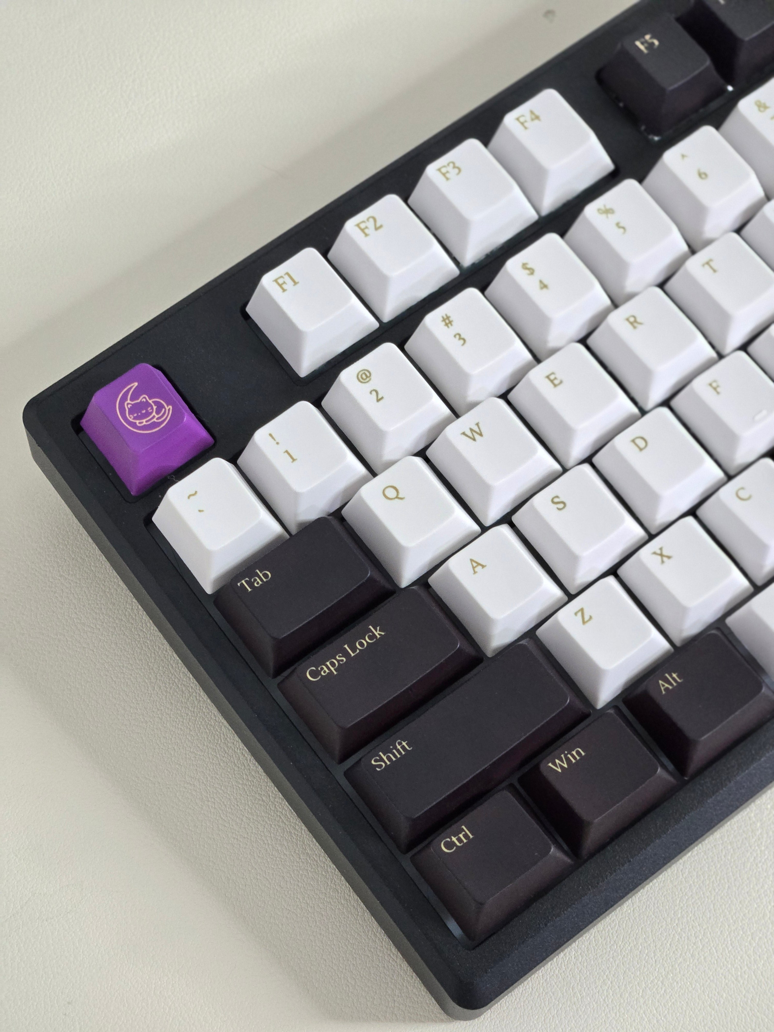 Tuxedo Gold Keycap Set