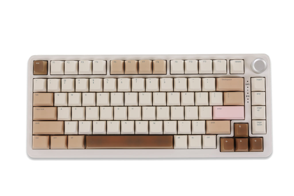 Coffee & Cream Keycap Set
